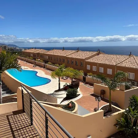 De Lujo Con Piscina Y Vistas Al Mar 圣克鲁斯-德特内里费